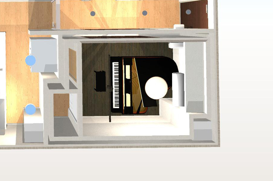 神奈川県相模原市S様邸 ピアノ室・カラオケルーム