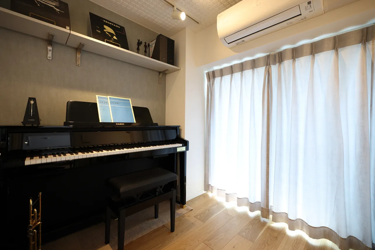 東京都渋谷区G様邸（マンション）　ピアノ・ベース防音室